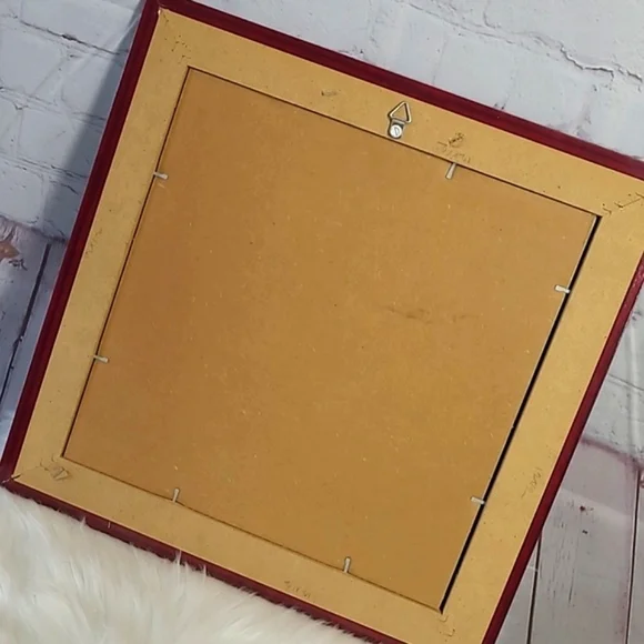 Mahogany Framed Glass English Bull Dog Pup Puppy Poker Gambling Vegas Cowboy Art - Picture 14 of 16